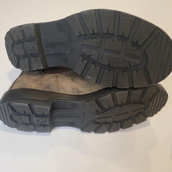 Blundstone MEN'S CLASSICS CHELSEA BOOTS - RUSTIC BROWN AU 9.5 (US SIZE 10.5) - Picture 12 of 16